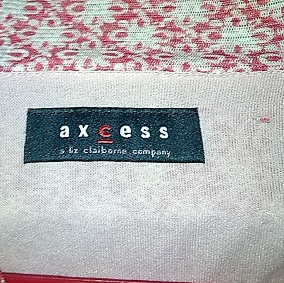 Axcess a Liz Claiborne line long sleeve blouse - Picture 4 of 4